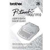 Brother P-touch PT-1900 manual cover