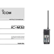 Icom IC-M32 Transceiver manual cover