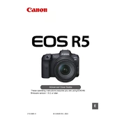 Canon EOS R5 manual cover