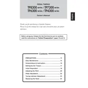 Yamaha TP4300 Series Percussion manual cover