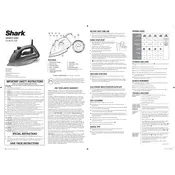 Shark GI405 55 Iron manual cover