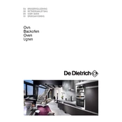 De Dietrich DOP792BN Oven manual cover