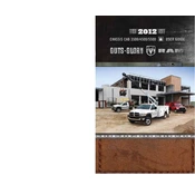 Ram Chassis Cab 3500 2012 Truck manual cover