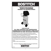 Bostitch CAP1615-OF Compressor manual cover