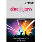 Pyle PSUFM1240P Speaker manual cover