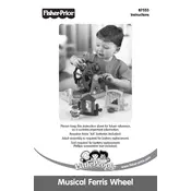 Fisher Price Mattel Musical Ferris Wheel B7553 Toy manual cover