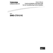 Toshiba BMS-CT5121E Controller manual cover