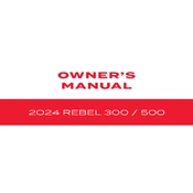 Honda Rebel 300 2024 Motorcycle manual cover