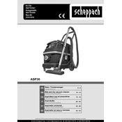 Scheppach ASP30 5807701901 Vacuum Cleaner manual cover