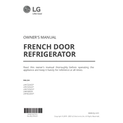 LG LRFCS25D3S Refrigerator manual cover