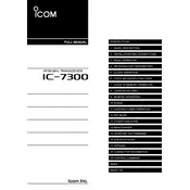 Icom IC-7300 Transceiver manual cover