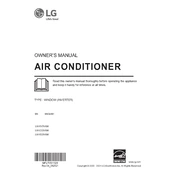 LG LW1517IVSM LW1517IVSM.AC1AHDP Air Conditioner manual cover