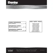 Danby DAR033A6BDB-6 Refrigerator manual cover