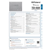 Roland TD-50X manual cover