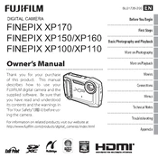 Fujifilm FinePix XP170 Camera manual cover