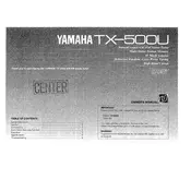 Yamaha TX-500U Tuner manual cover