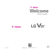 LG V20 LG-H918 H918 Titan Phone manual cover