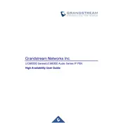 Grandstream UCM6300A High Availability Hub manual cover