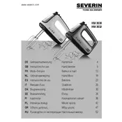 Severin HM 3830 Mixer manual cover