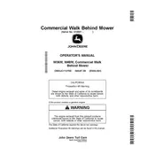 John Deere W36M Mower