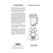 Viking VBLG01 Blender manual cover