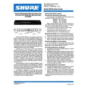 Shure WA404 Antenna manual cover