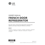 LG LFXC22526S Refrigerator manual cover