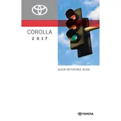 Toyota Corolla 2017 Sedan manual cover