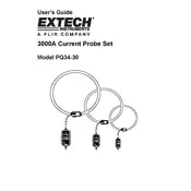 Flir Extech PQ34-30 Current Probe manual cover