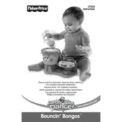 Fisher Price Mattel Dance Baby Dance Bouncin Bongo C7324 Toy manual cover