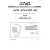 Hitachi RAC-51CA3 Air Conditioner manual cover