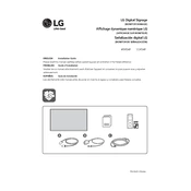 LG 55XS4F 55XS4F-B.AUS Signage manual cover