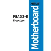 ASUS P5AD2-E Premium Motherboard manual cover