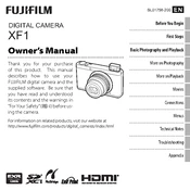 Fujifilm Premium Compact XF1 Camera manual cover