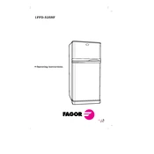 Fagor 1FFD-525NF Refrigerator manual cover