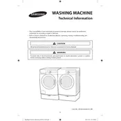 Samsung WF210ANW Washing Machine manual cover