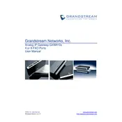 Grandstream GXW4104 FXO Gateway manual cover