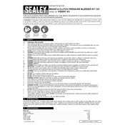 Sealey VS0207.V2 Bleeder manual cover