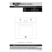 Bush 4830874 BSOBFX Oven manual cover