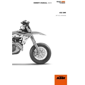 KTM SMR 450 2023 Motorcycle manual cover