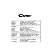 Candy CCE116 1X manual cover