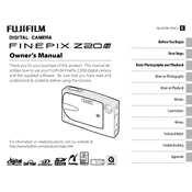 Fujifilm FinePix Z20fd Camera manual cover