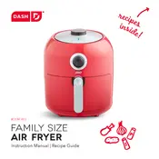 Dash DFAF460 Family Size Air Fryer manual cover