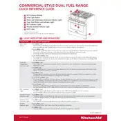 KitchenAid KFDC500JIB Range manual cover