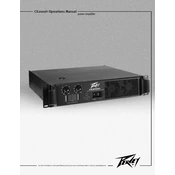 Peavey CS2000H Amplifier manual cover