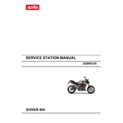 Aprilia SHIVER 900 2017 Motorcycle manual cover