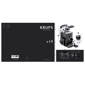 Krups EA829850 Coffee Machine manual cover