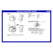 Casio PDM10B Clock manual cover