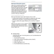 Acura RLX Sport Hybrid Blind Spot Information System 2019 Sedan manual cover