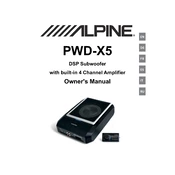 Alpine PWD-X5 manual cover